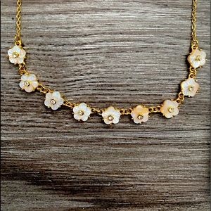 NWT Kate Spade Pansy Chain Necklace